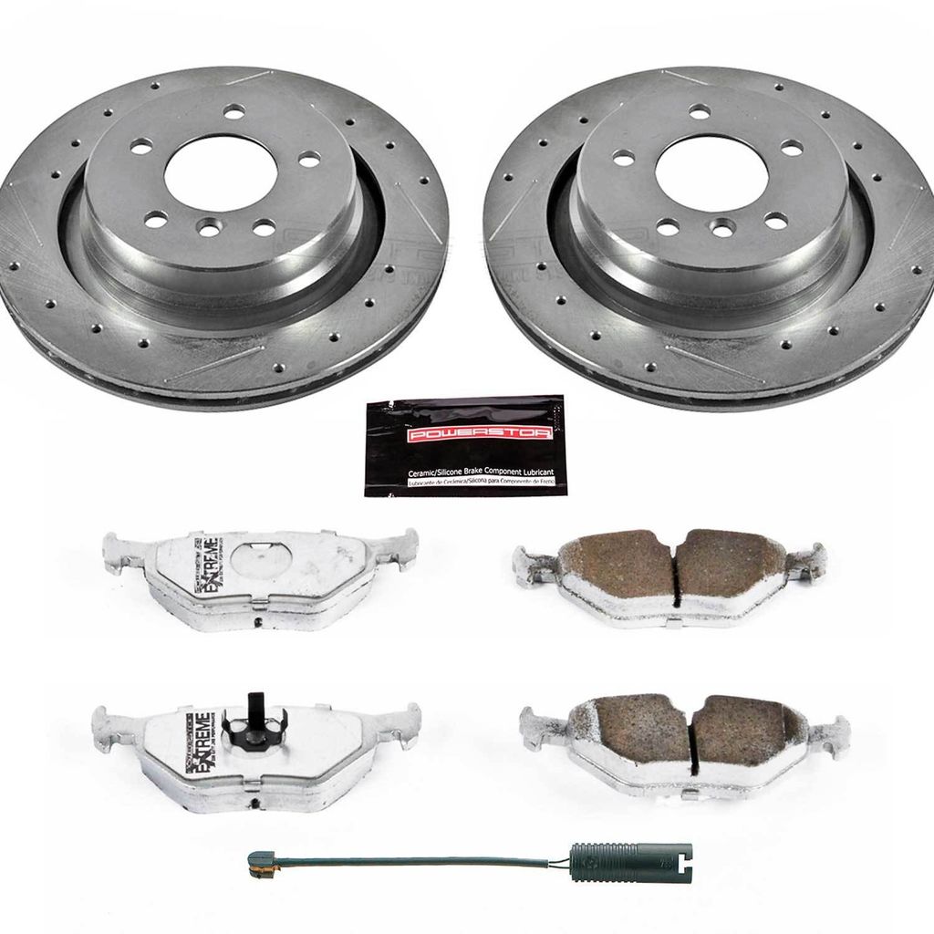 PowerStop K581-26 - Z26 Drilled and Slotted Brake Rotors and Pads Kit