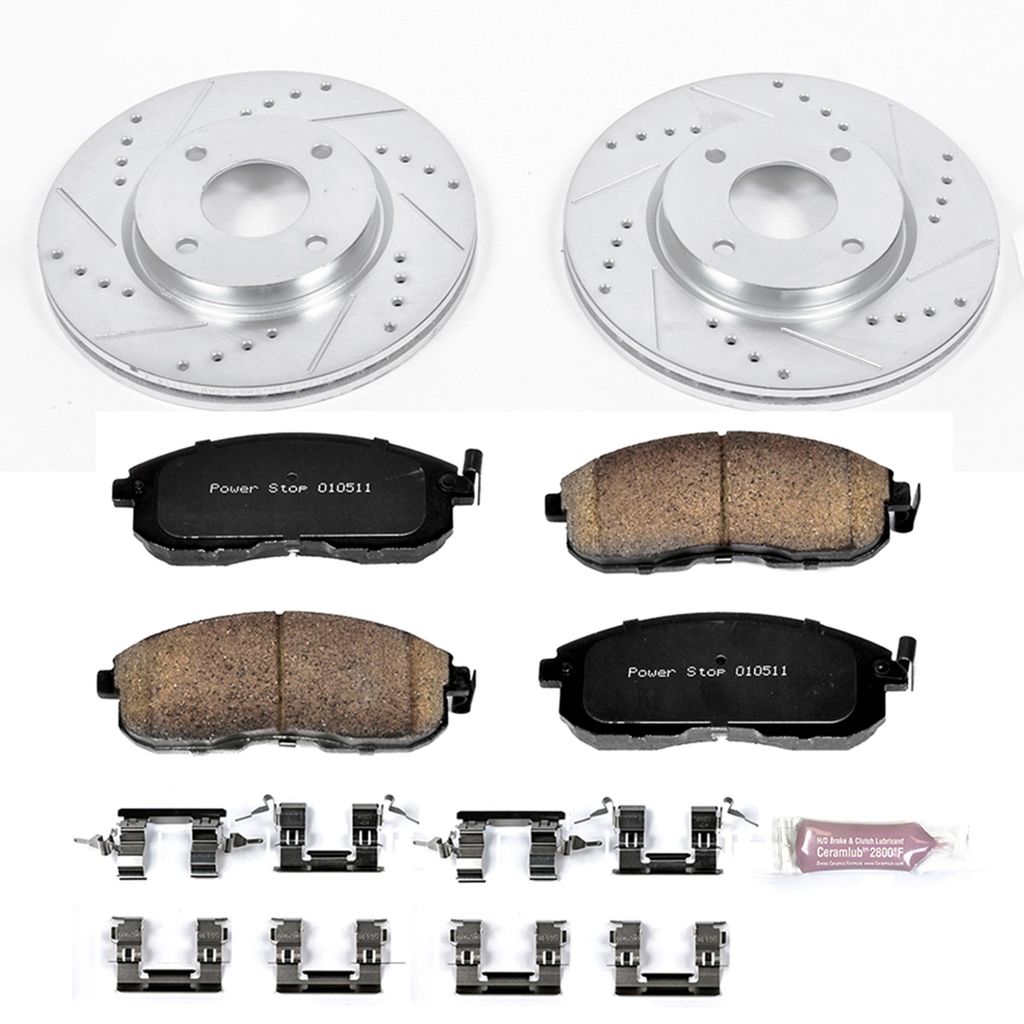 Z23 Drilled and Slotted Brake Rotors and Pads Kit