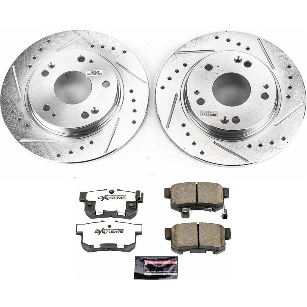 Z26 Drilled and Slotted Brake Rotors and Pads Kit