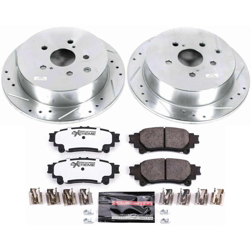 Z36 Drilled and Slotted Truck and Tow Brake Rotors and Pads Kit