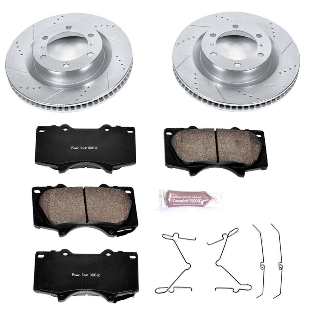 Z23 Drilled and Slotted Brake Rotors and Pads Kit