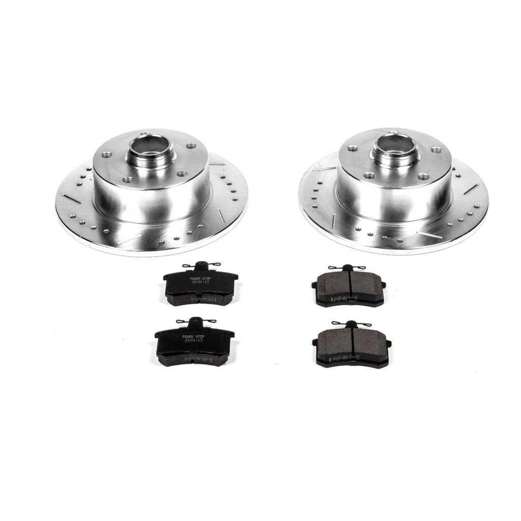 Z23 Drilled and Slotted Brake Rotors and Pads Kit