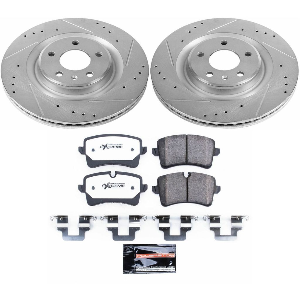Z26 Drilled and Slotted Brake Rotors and Pads Kit