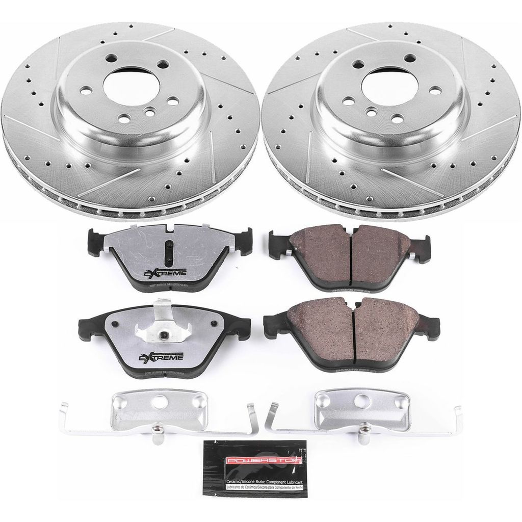 Z26 Drilled and Slotted Brake Rotors and Pads Kit