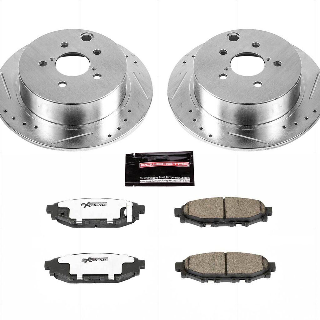 Z26 Drilled and Slotted Brake Rotors and Pads Kit