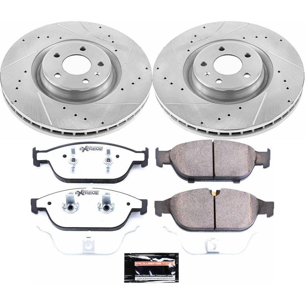 Z26 Drilled and Slotted Brake Rotors and Pads Kit