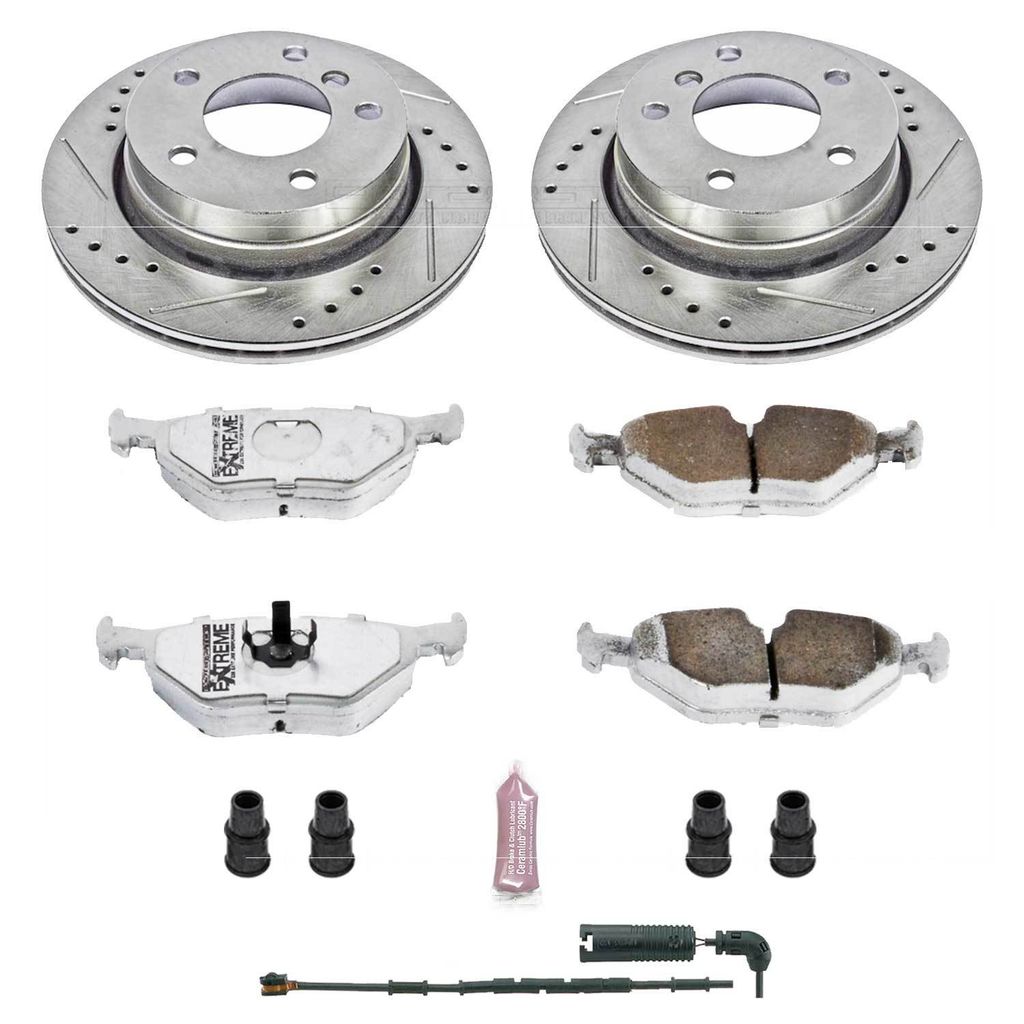 Z26 Drilled and Slotted Brake Rotors and Pads Kit
