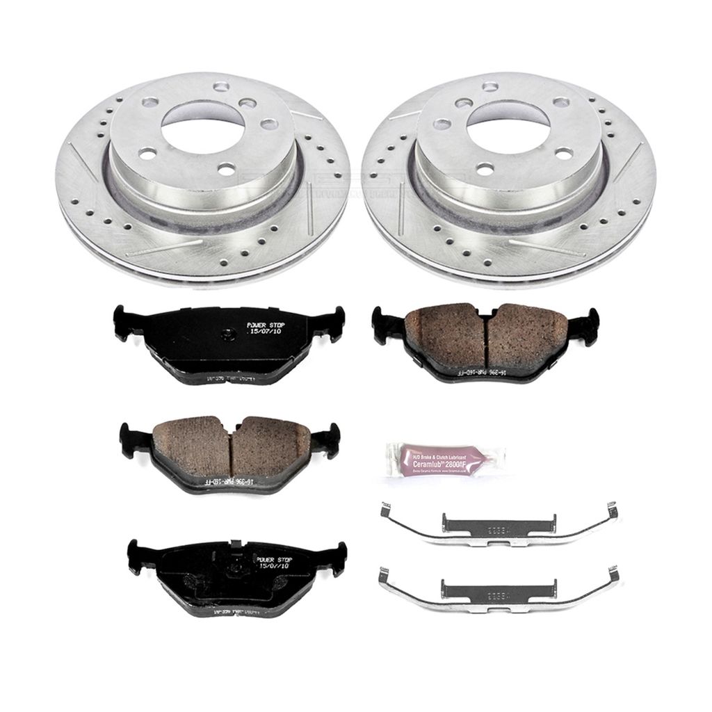Z23 Drilled and Slotted Brake Rotors and Pads Kit