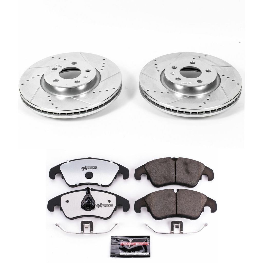 Z26 Drilled and Slotted Brake Rotors and Pads Kit