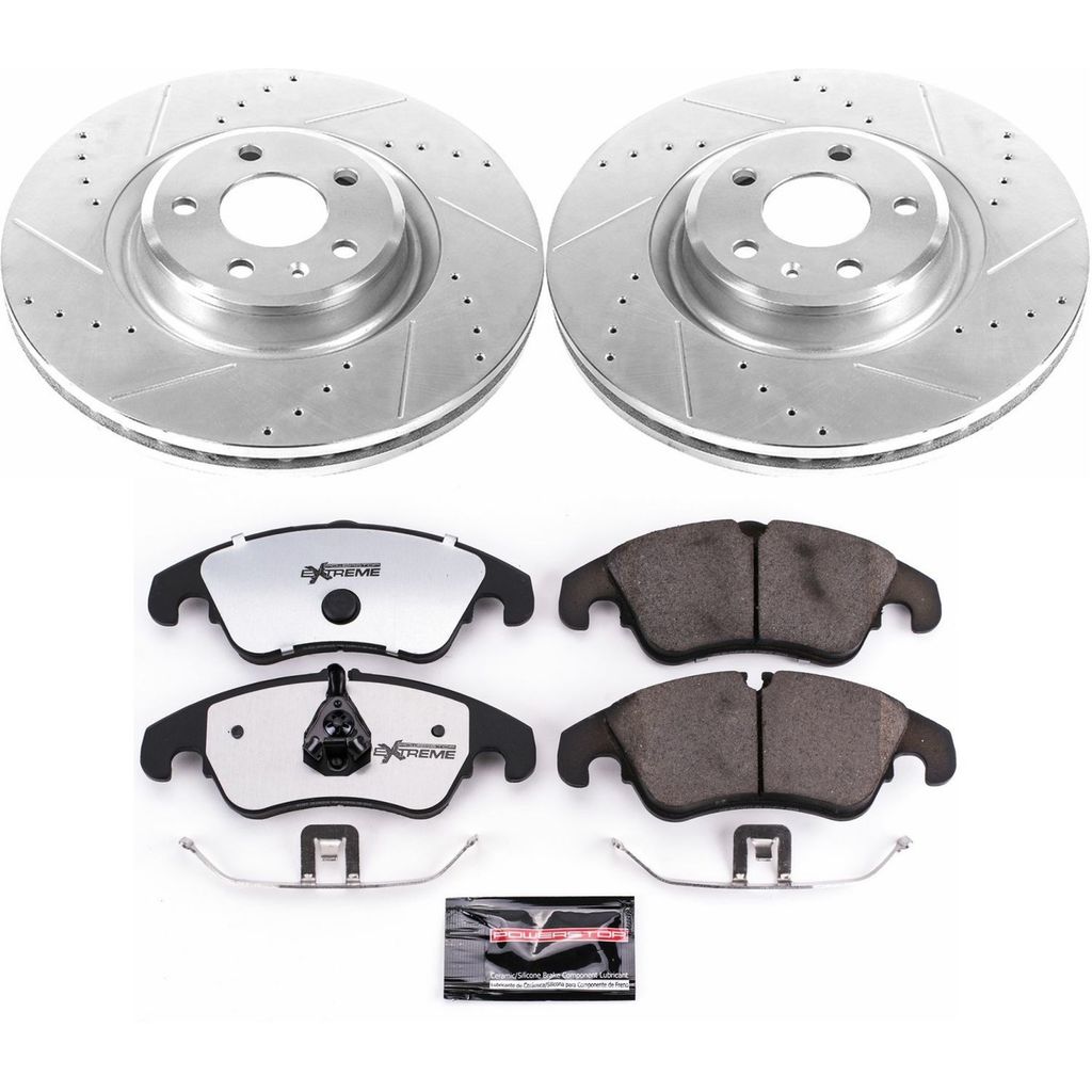 Z26 Drilled and Slotted Brake Rotors and Pads Kit