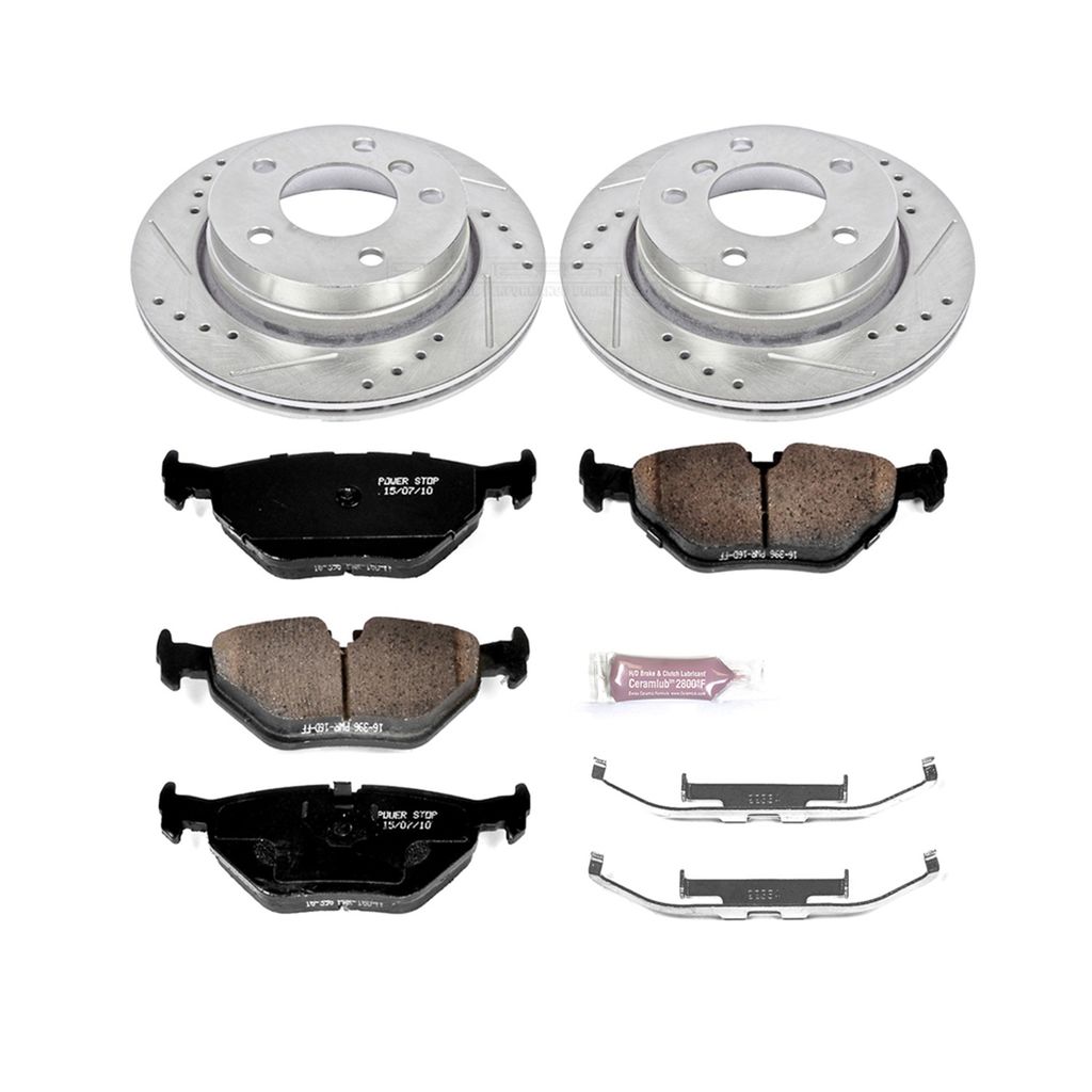 Z23 Drilled and Slotted Brake Rotors and Pads Kit