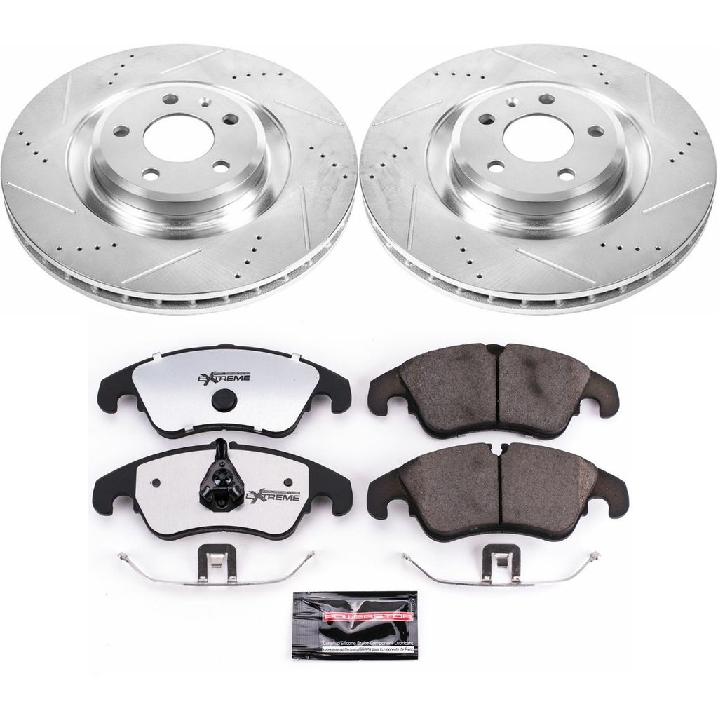 Z26 Drilled and Slotted Brake Rotors and Pads Kit