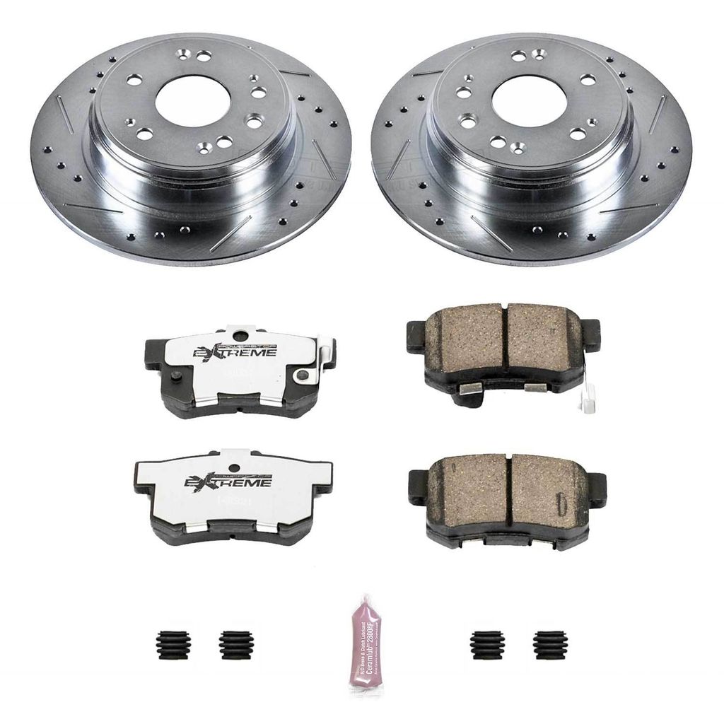 Z26 Drilled and Slotted Brake Rotors and Pads Kit