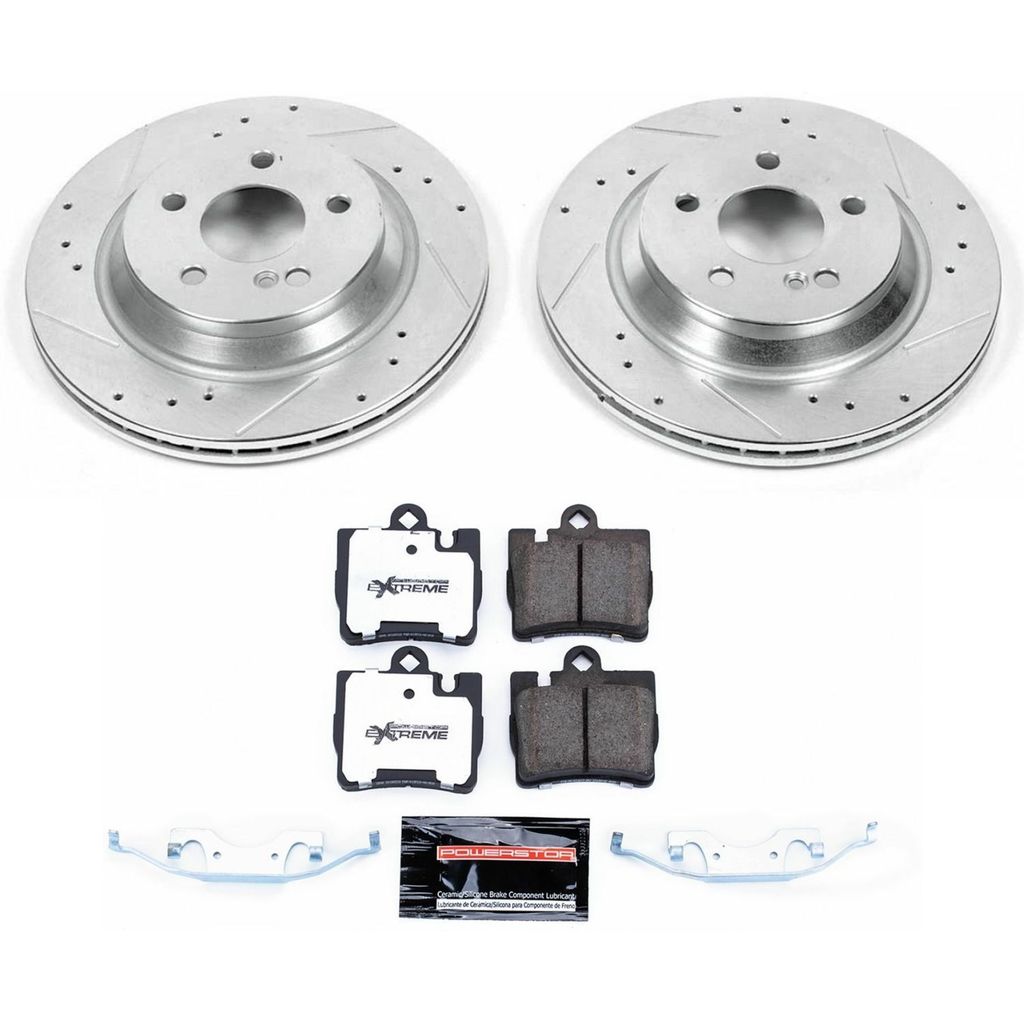 Z26 Drilled and Slotted Brake Rotors and Pads Kit