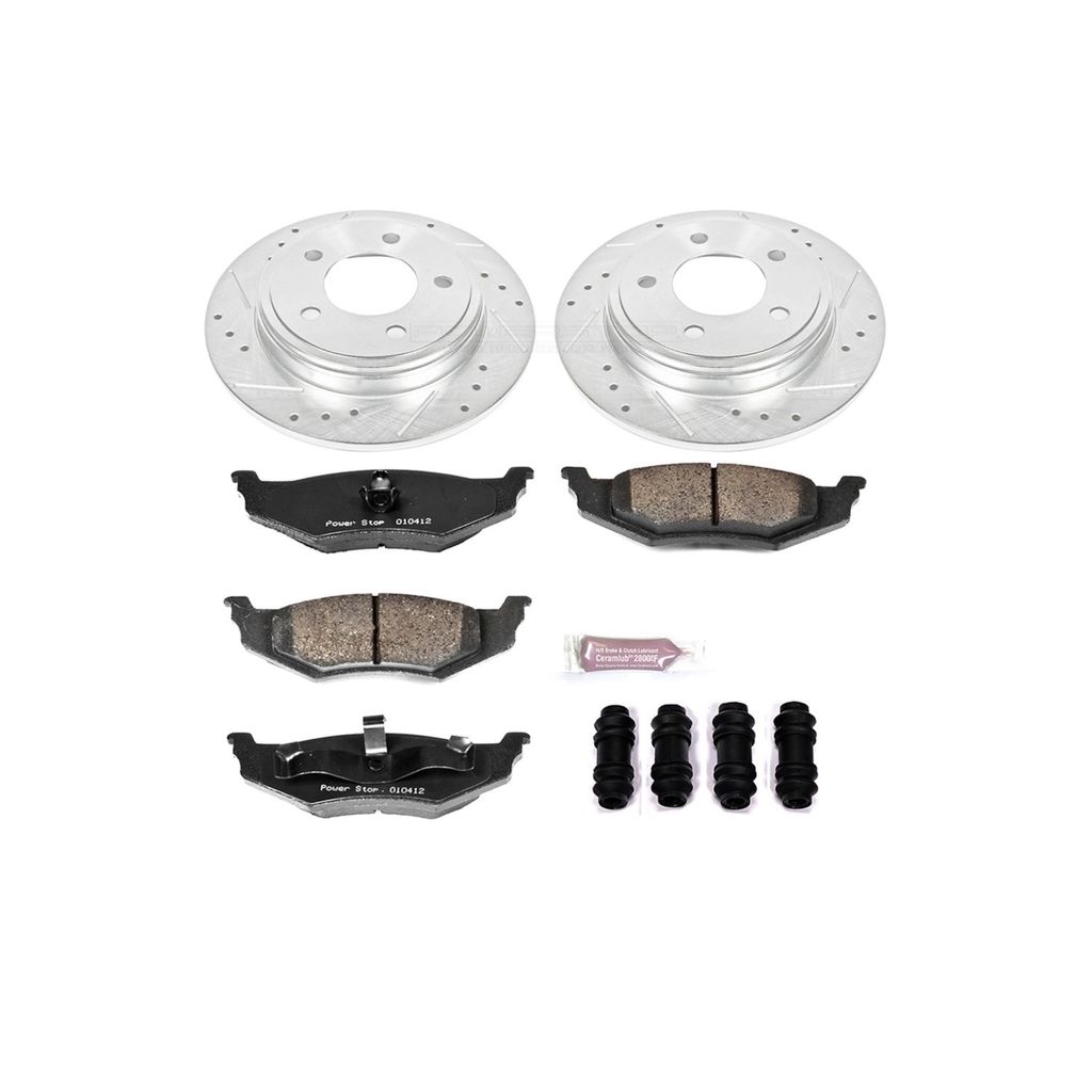 Z23 Drilled and Slotted Brake Rotors and Pads Kit