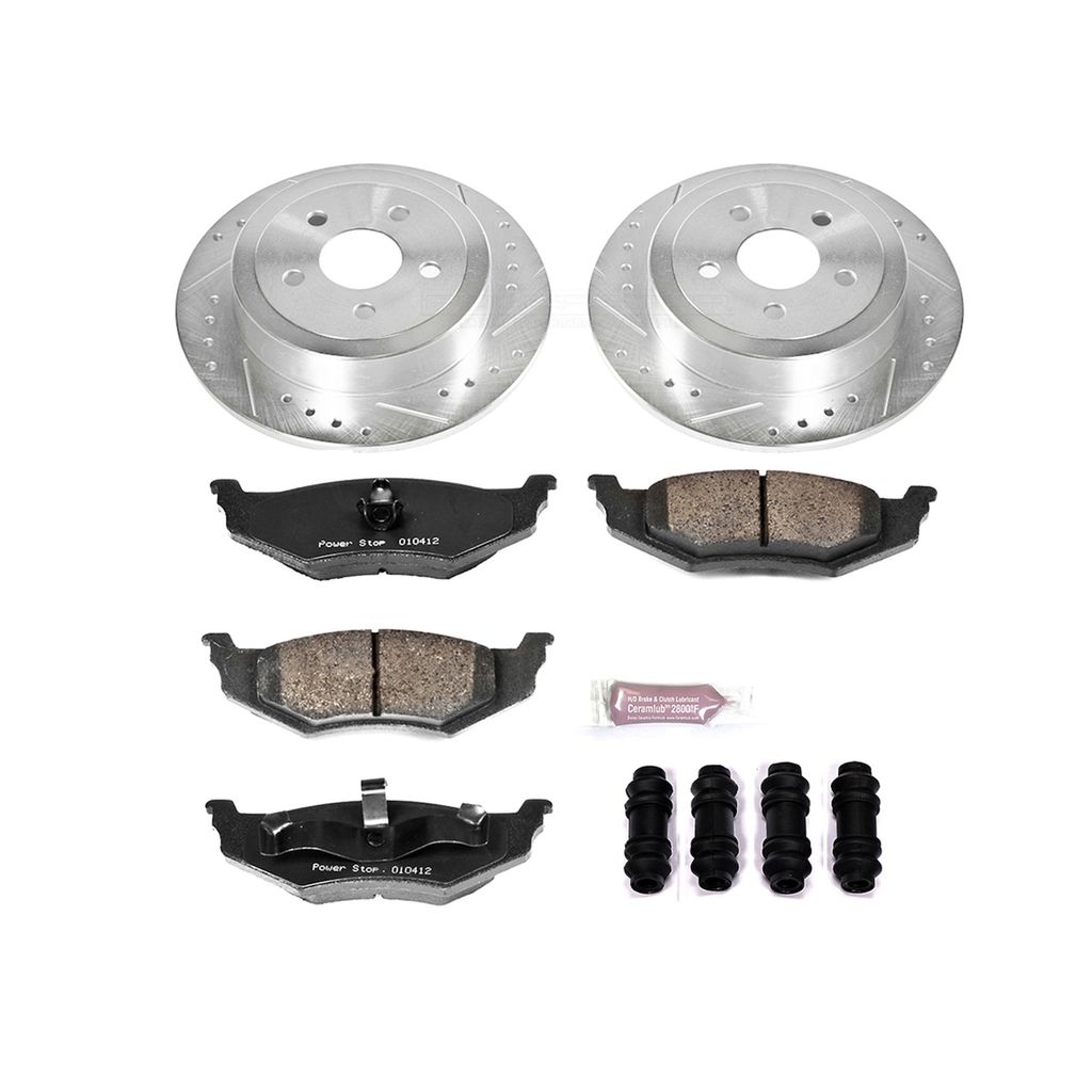 Z23 Drilled and Slotted Brake Rotors and Pads Kit