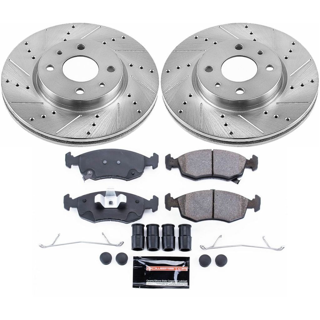 Z23 Drilled and Slotted Brake Rotors and Pads Kit