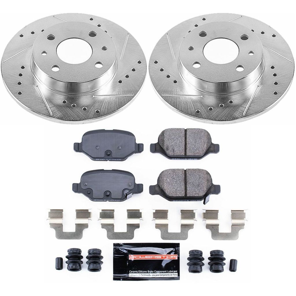 Z23 Drilled and Slotted Brake Rotors and Pads Kit