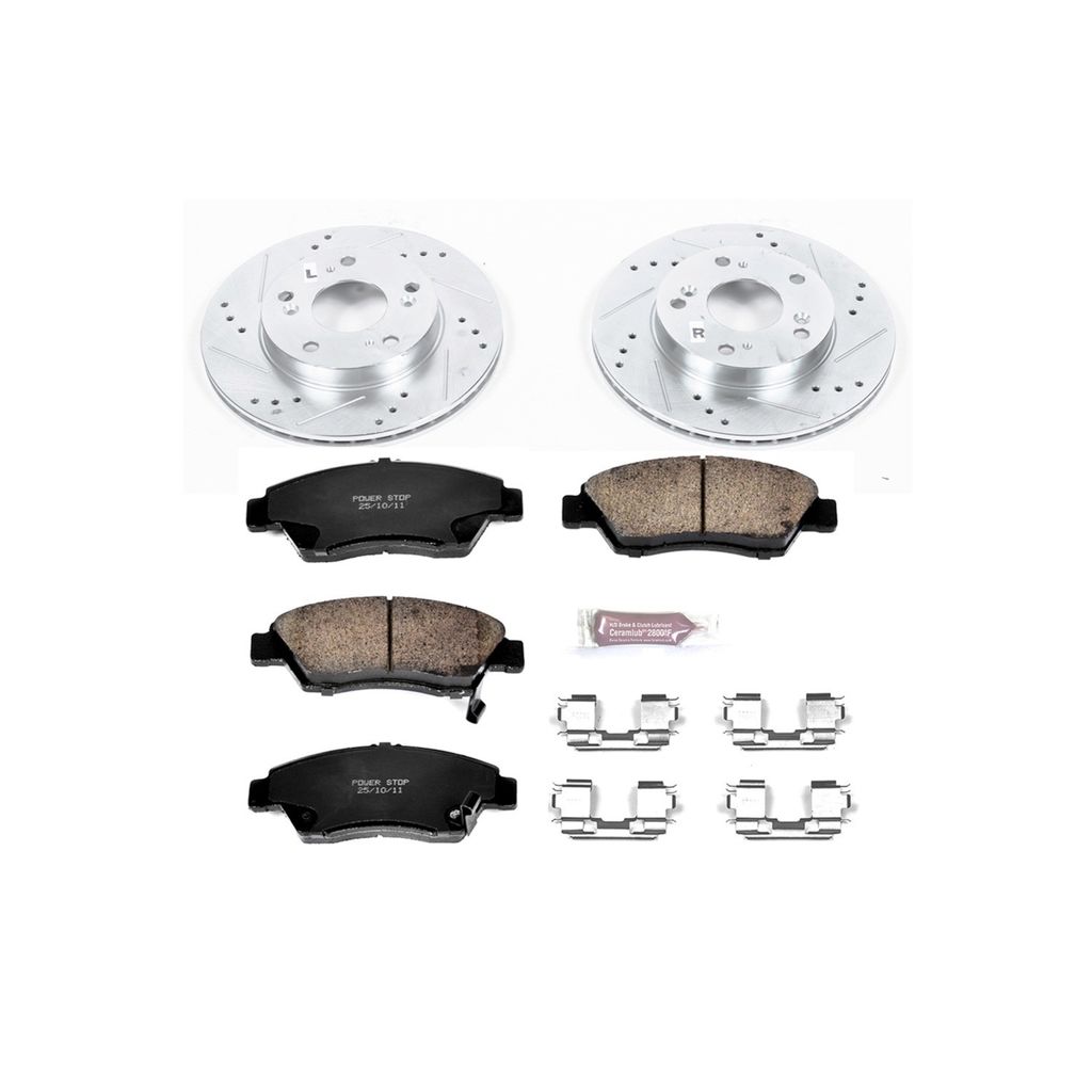 Z23 Drilled and Slotted Brake Rotors and Pads Kit