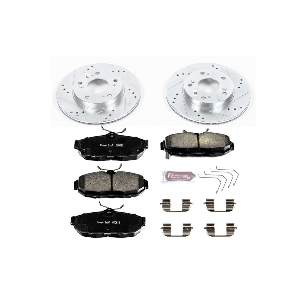 Z23 Drilled and Slotted Brake Rotors and Pads Kit