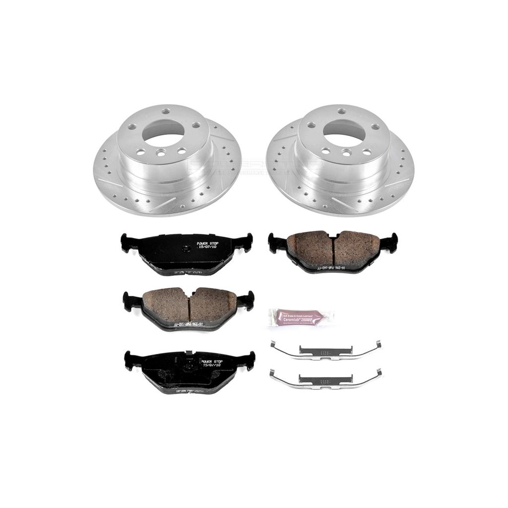 Z23 Drilled and Slotted Brake Rotors and Pads Kit
