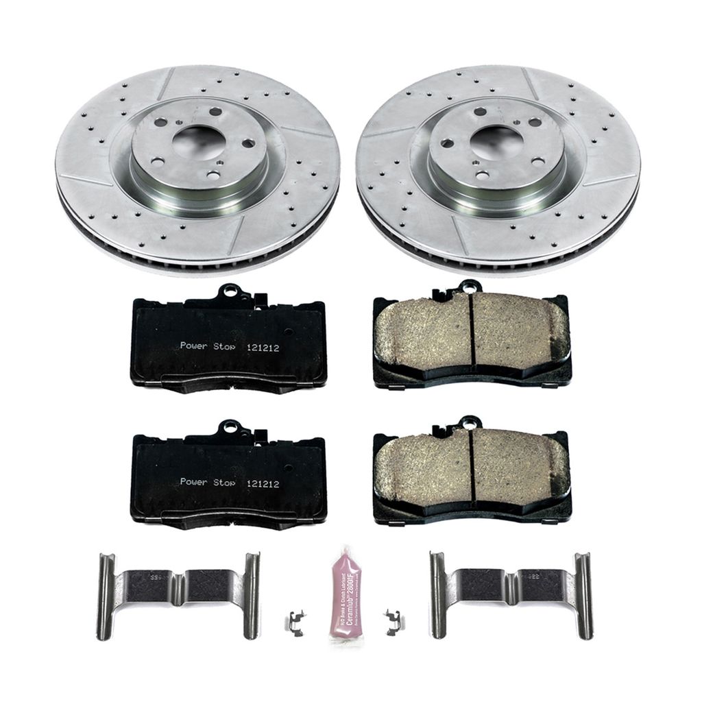 Z23 Drilled and Slotted Brake Rotors and Pads Kit