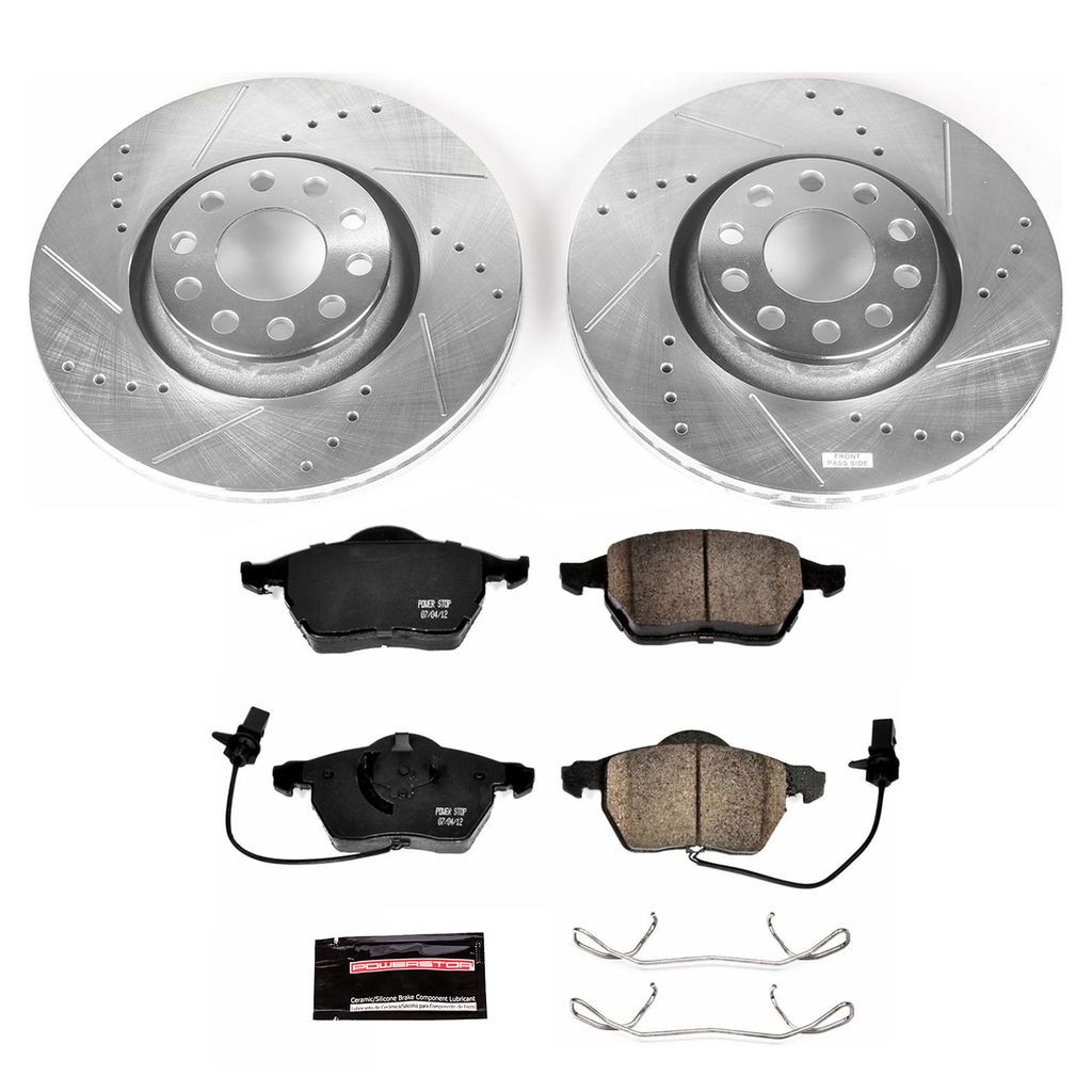 Z23 Drilled and Slotted Brake Rotors and Pads Kit