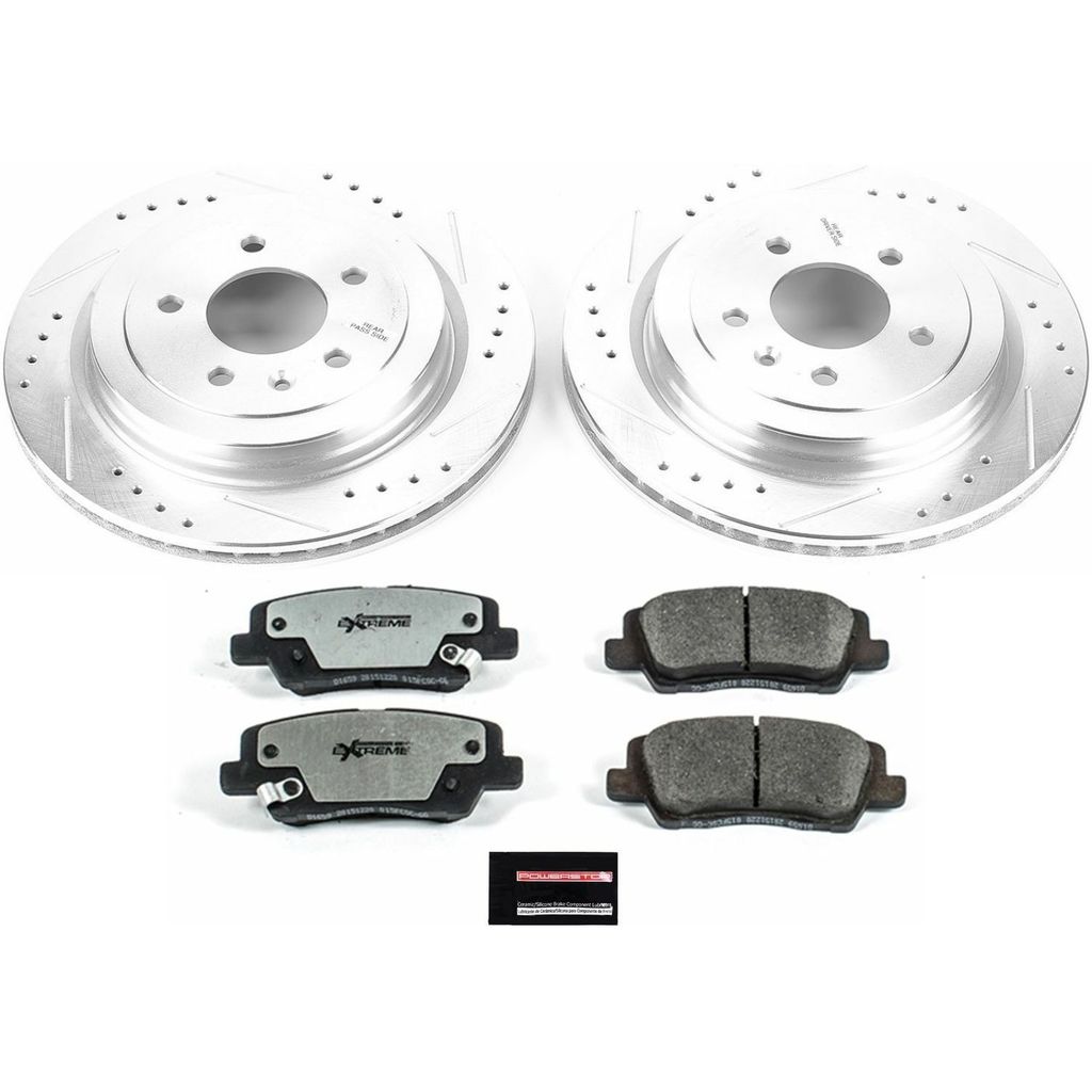 Z26 Drilled and Slotted Brake Rotors and Pads Kit