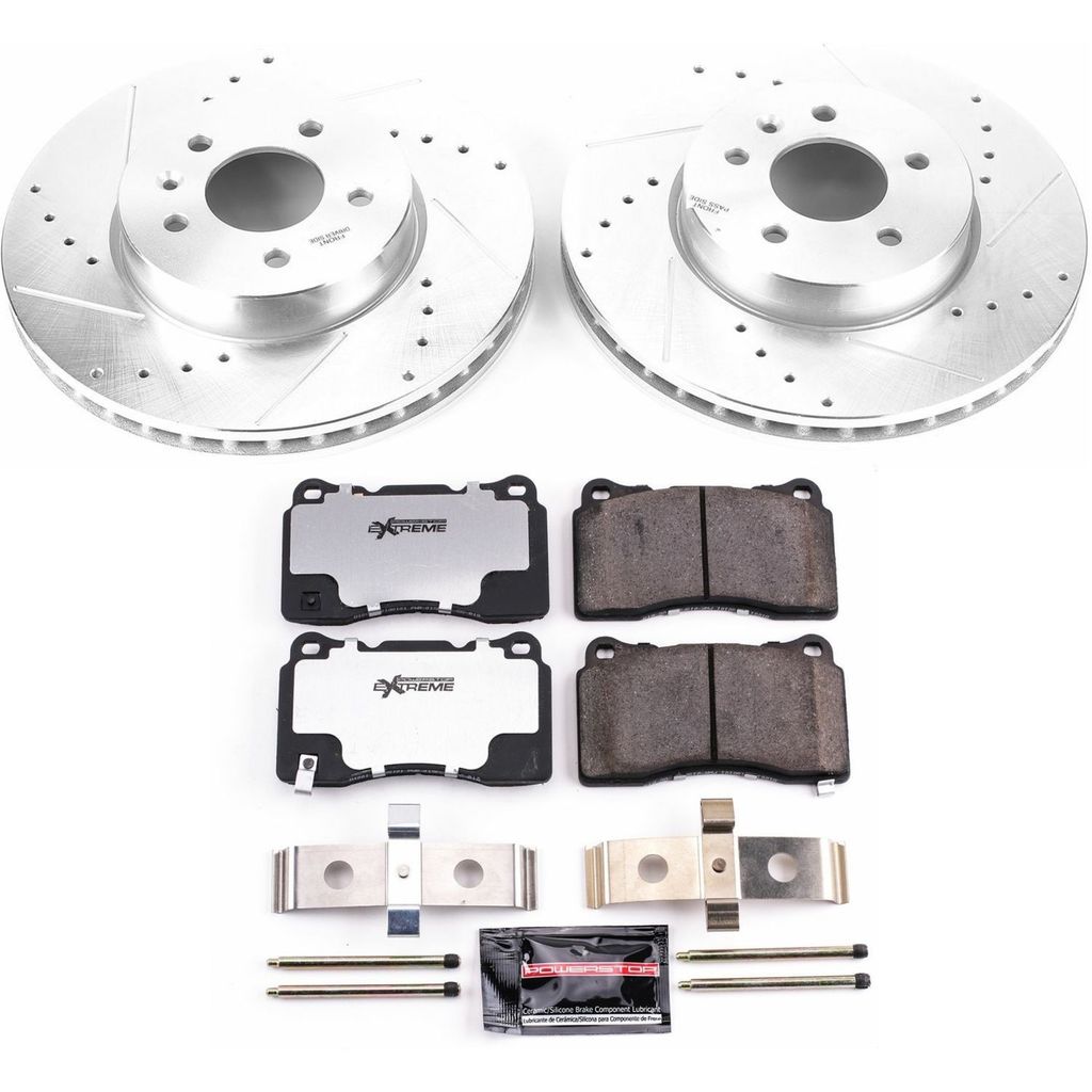 Z26 Drilled and Slotted Brake Rotors and Pads Kit