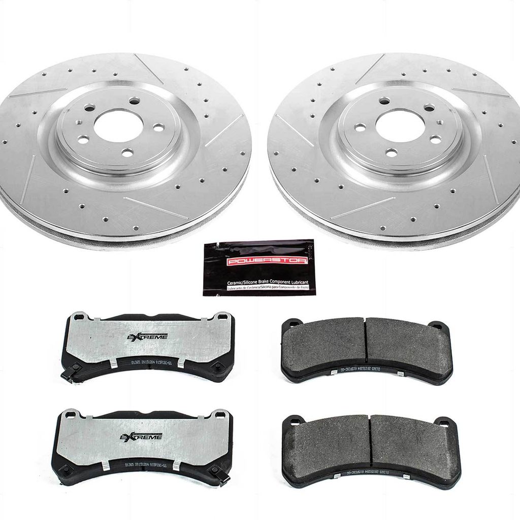Z26 Drilled and Slotted Brake Rotors and Pads Kit