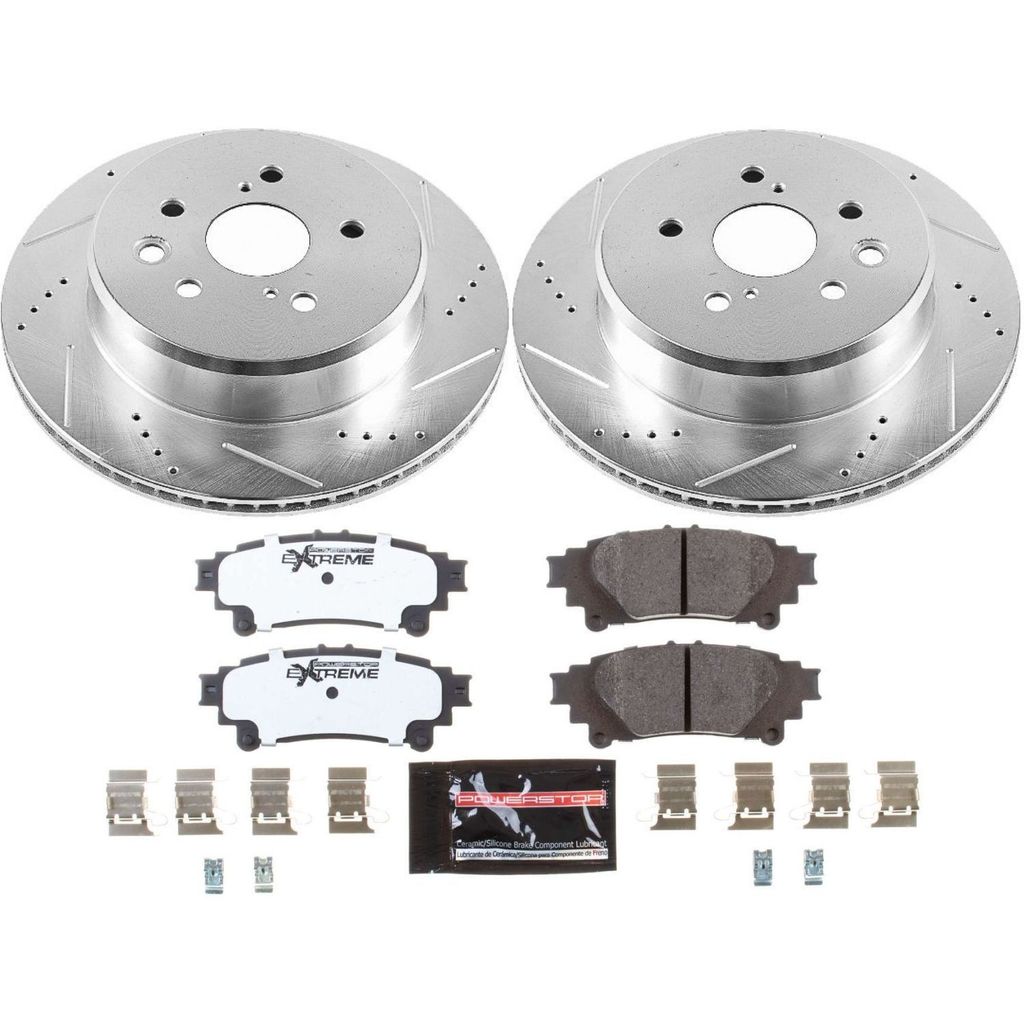 Z26 Drilled and Slotted Brake Rotors and Pads Kit