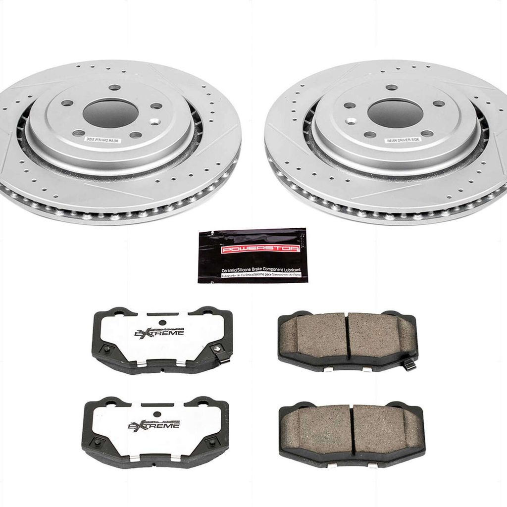 Z26 Drilled and Slotted Brake Rotors and Pads Kit