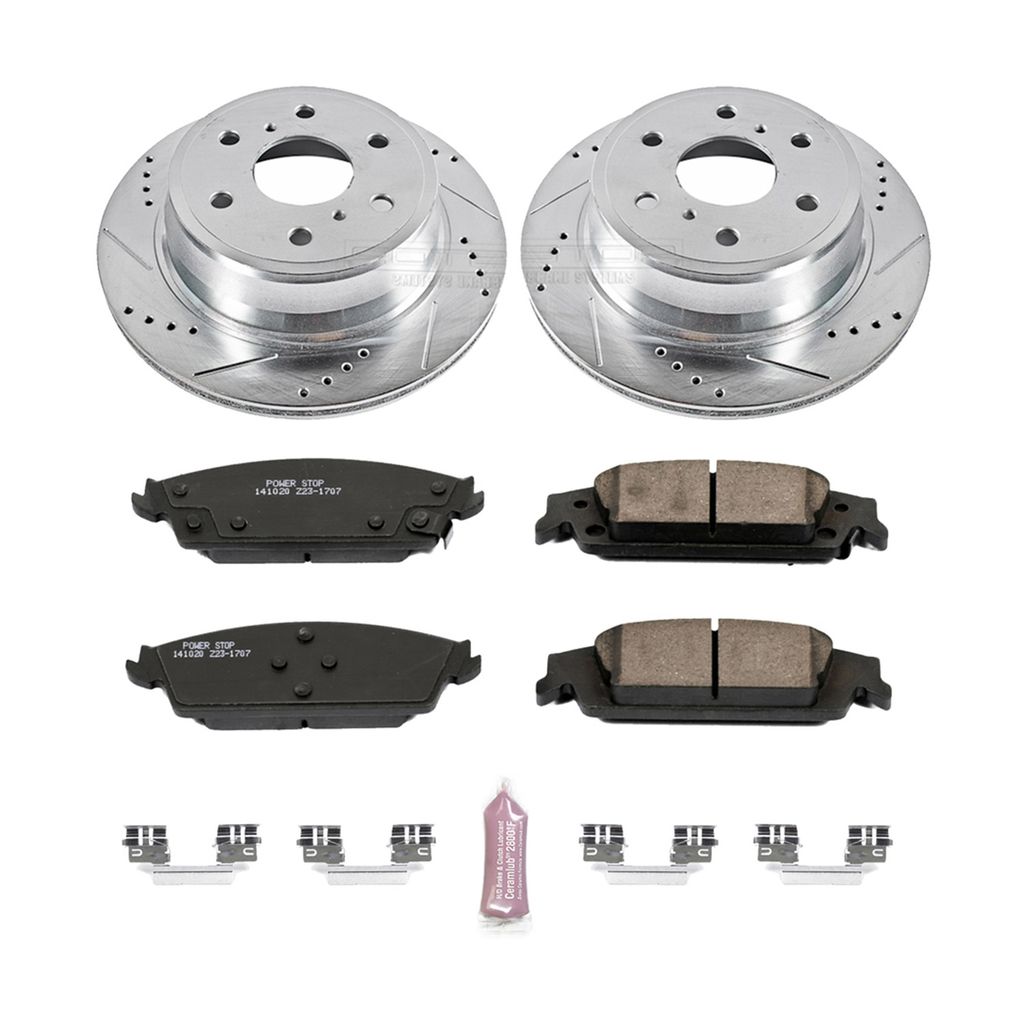 Z23 Drilled and Slotted Brake Rotors and Pads Kit