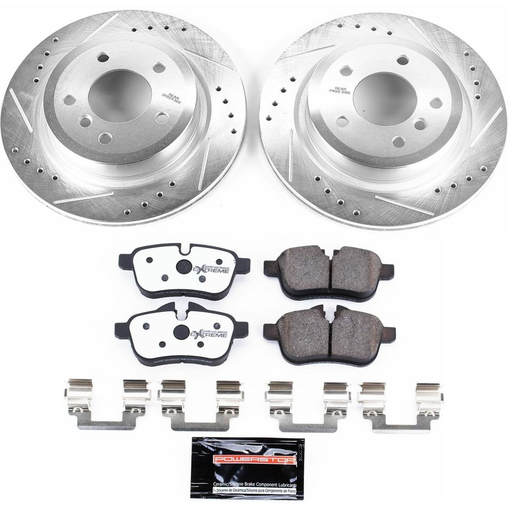 Z26 Drilled and Slotted Brake Rotors and Pads Kit