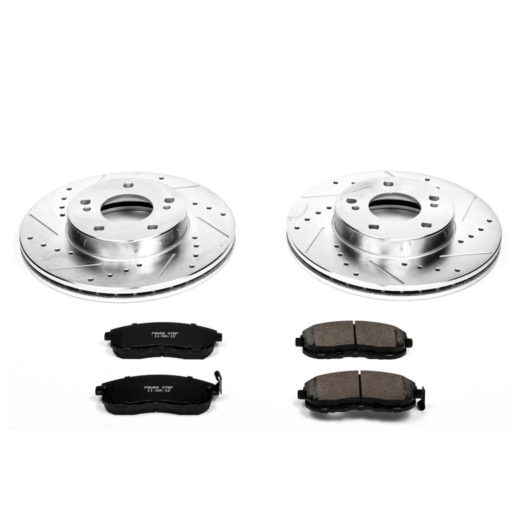 Z23 Drilled and Slotted Brake Rotors and Pads Kit