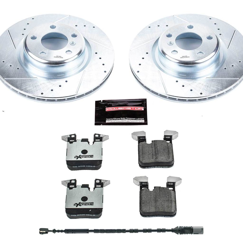 Z26 Drilled and Slotted Brake Rotors and Pads Kit