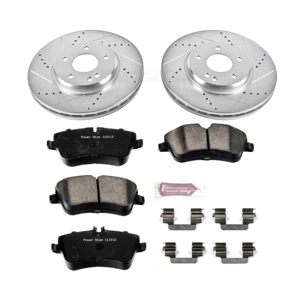 Z23 Drilled and Slotted Brake Rotors and Pads Kit