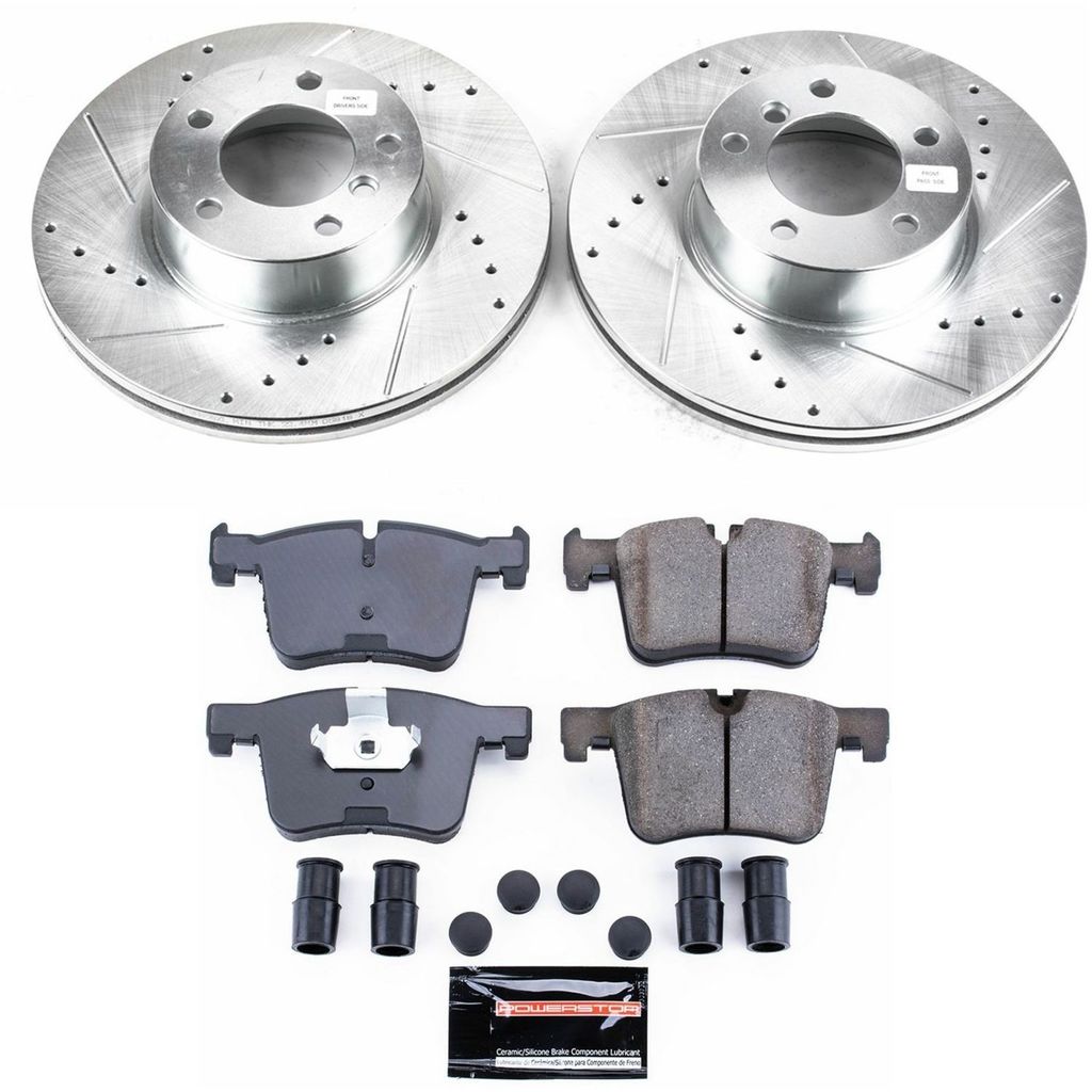Z23 Drilled and Slotted Brake Rotors and Pads Kit