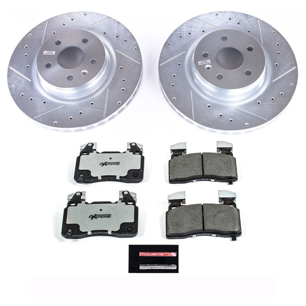 Z26 Drilled and Slotted Brake Rotors and Pads Kit