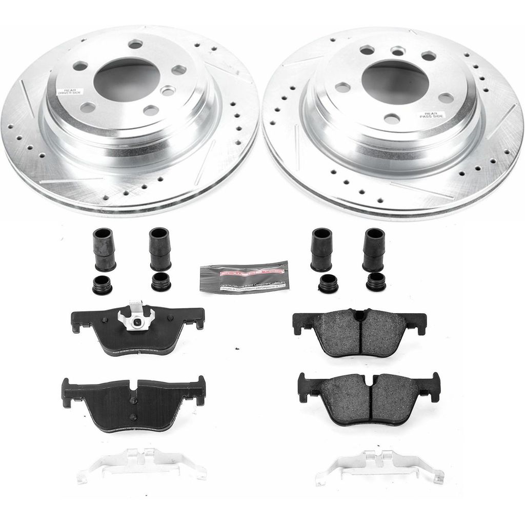 Z23 Drilled and Slotted Brake Rotors and Pads Kit