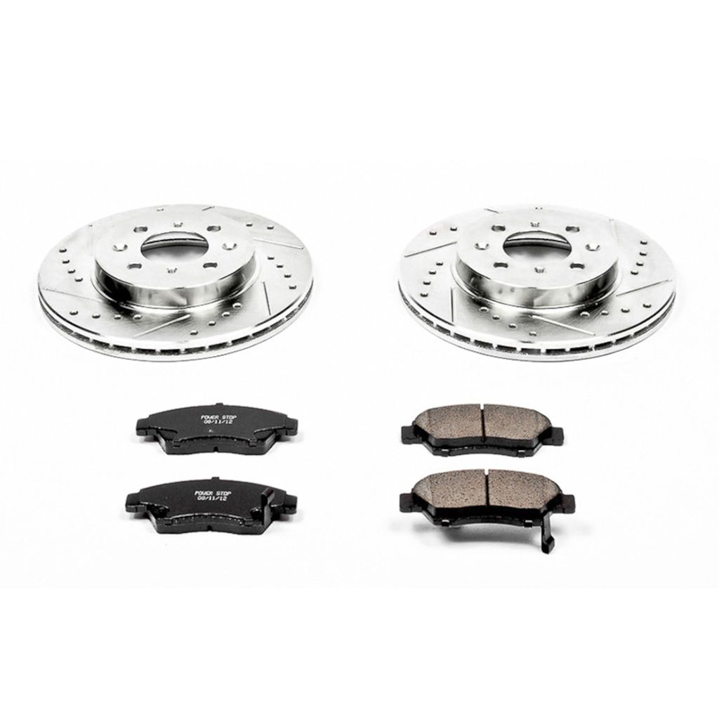 Z23 Drilled and Slotted Brake Rotors and Pads Kit
