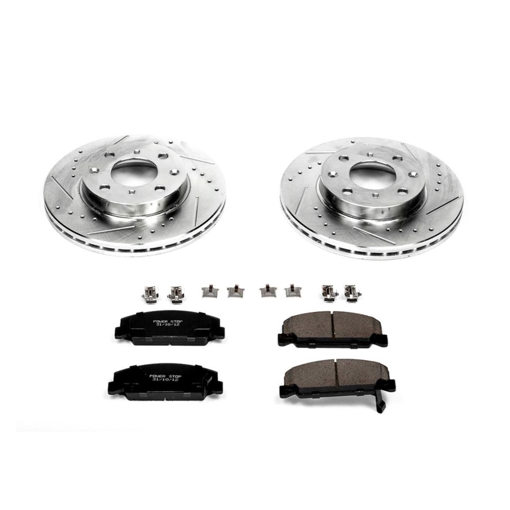 Z23 Drilled and Slotted Brake Rotors and Pads Kit