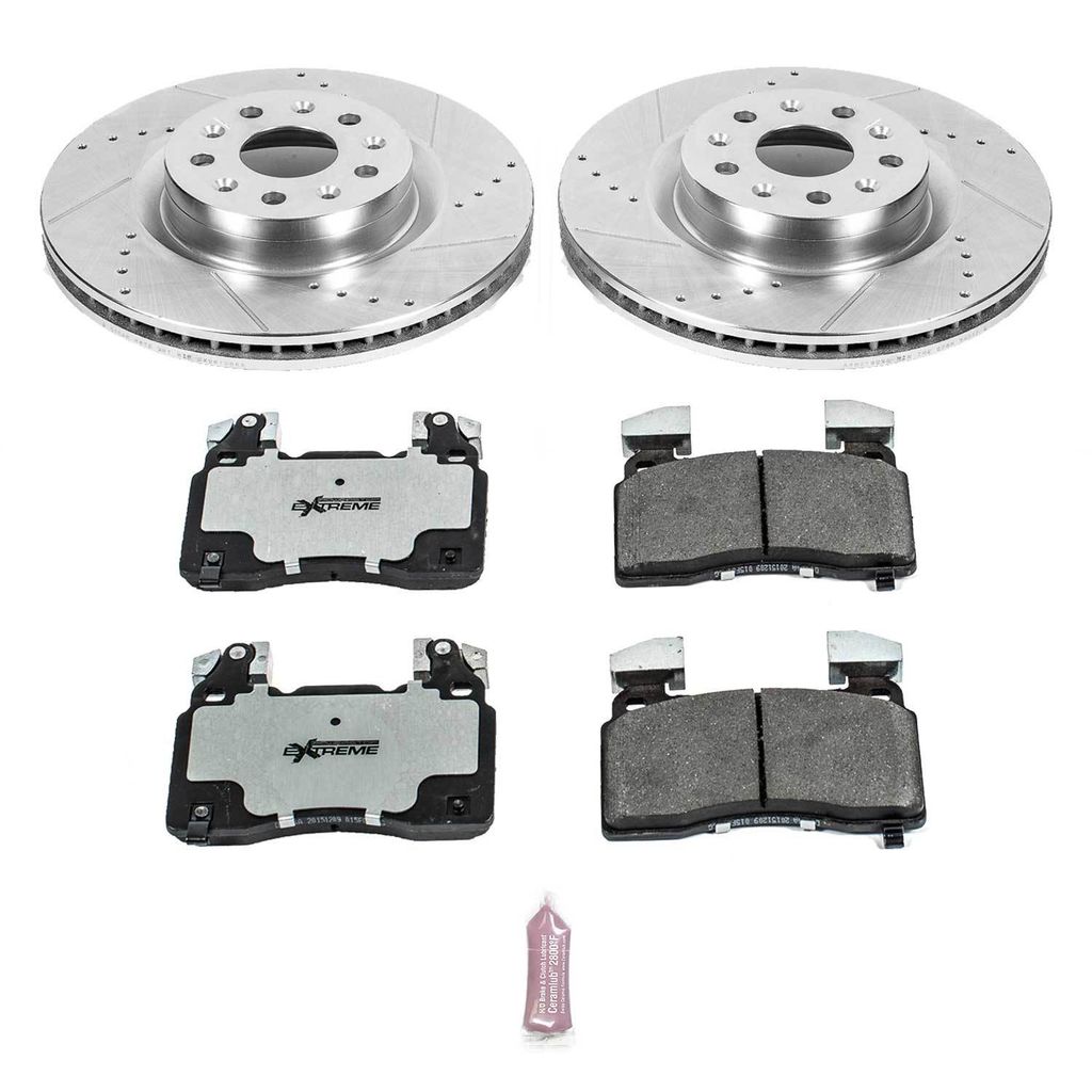Z26 Street Performance Ceramic Brake Pad and Drilled & Slotted Rotor Kit
