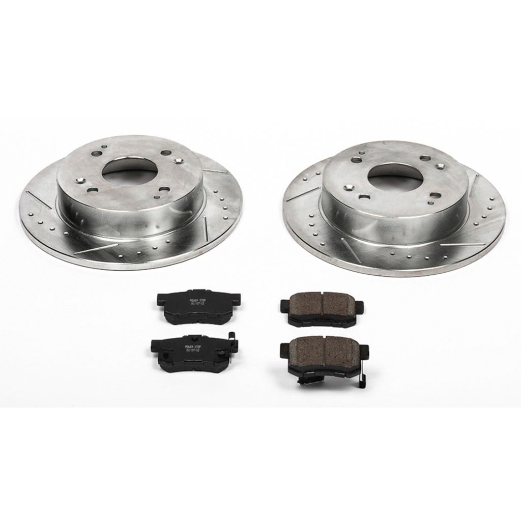 Z23 Drilled and Slotted Brake Rotors and Pads Kit