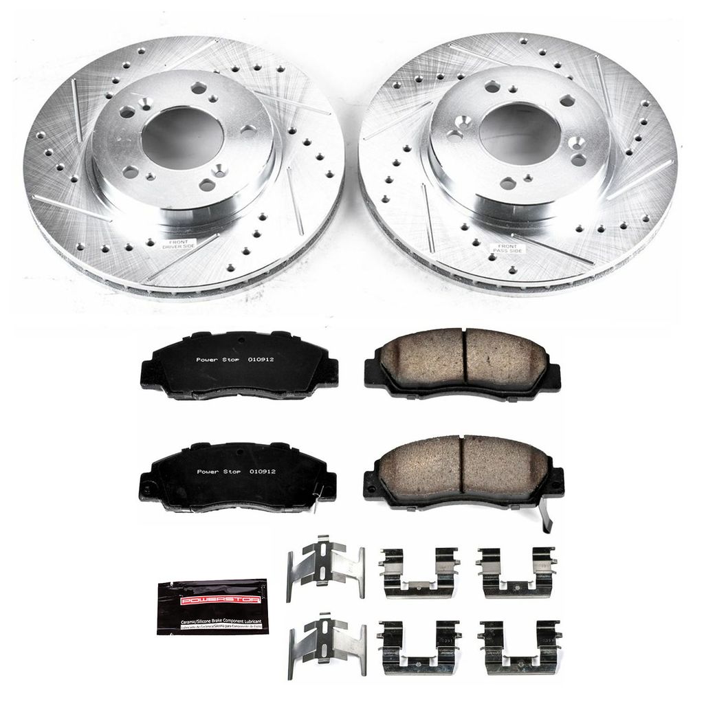 Z23 Drilled and Slotted Brake Rotors and Pads Kit