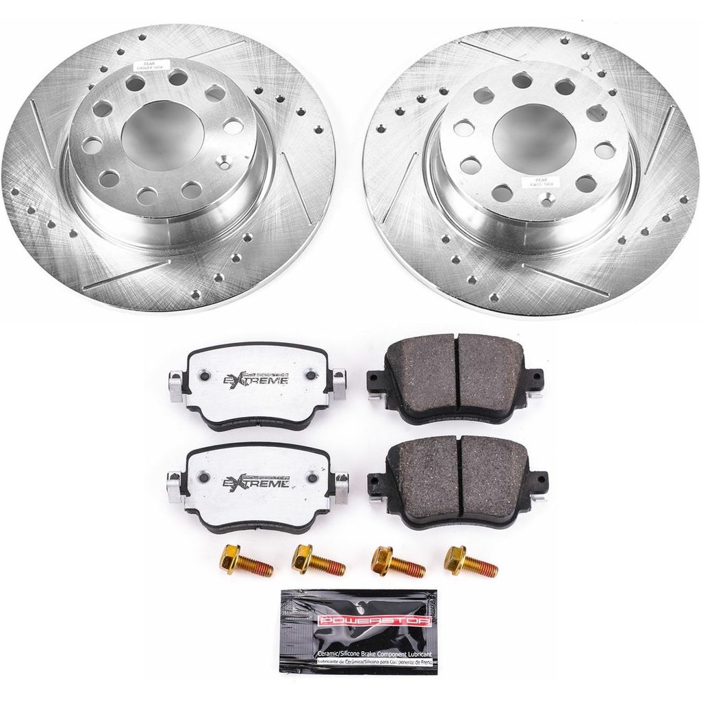 Z26 Drilled and Slotted Brake Rotors and Pads Kit