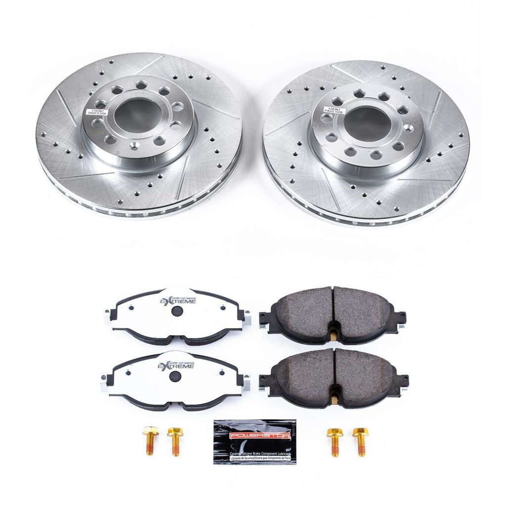 Z26 Drilled and Slotted Brake Rotors and Pads Kit