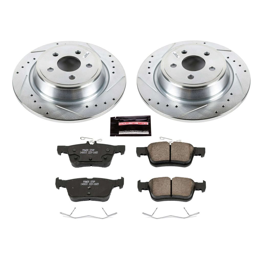 Z23 Drilled and Slotted Brake Rotors and Pads Kit