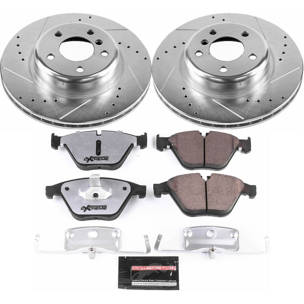 Z26 Drilled and Slotted Brake Rotors and Pads Kit