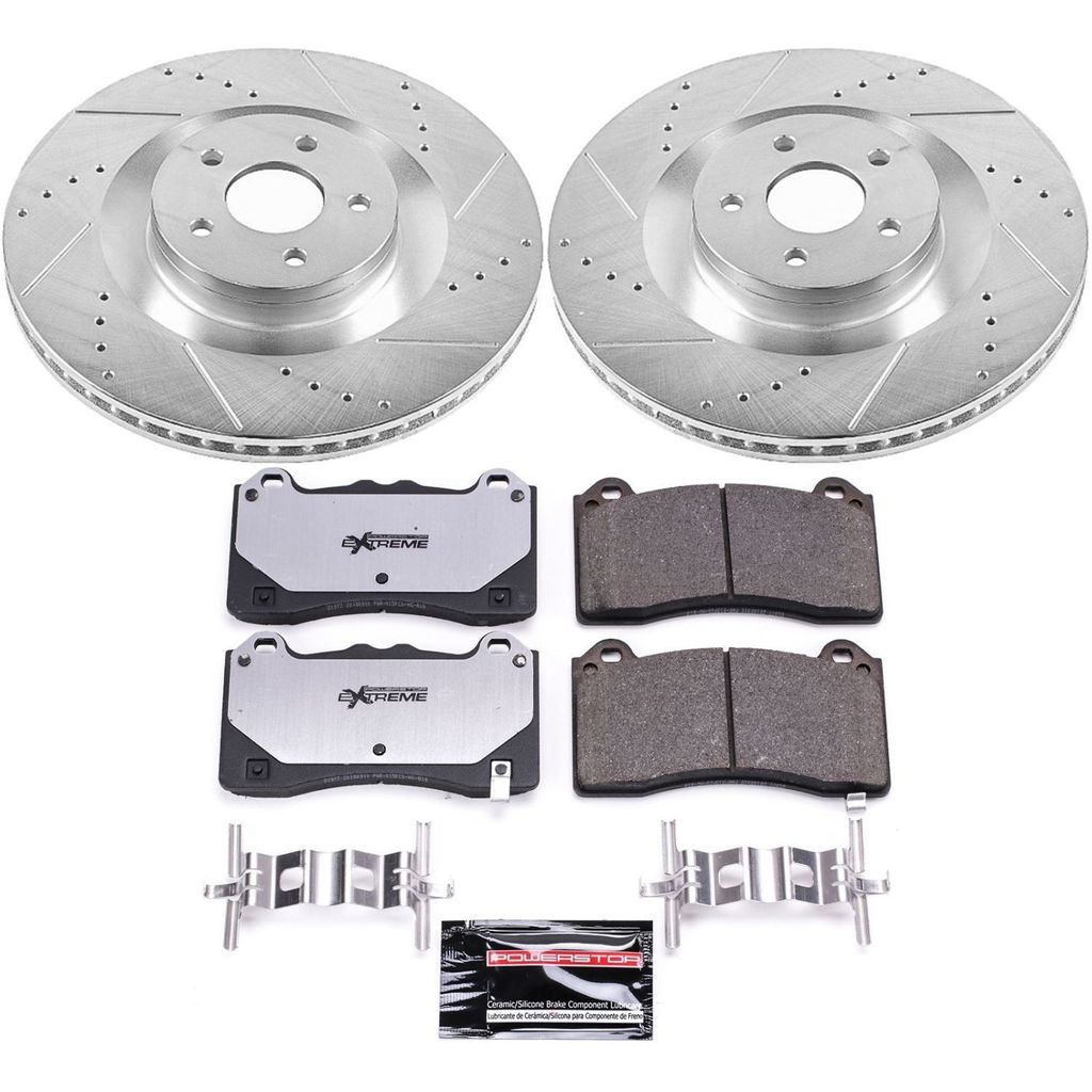 Z26 Drilled and Slotted Brake Rotors and Pads Kit